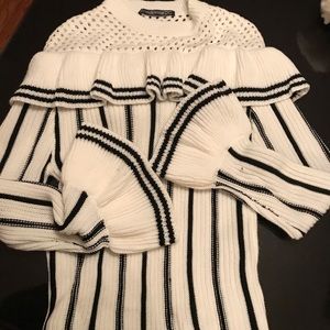 Haute Rogue Unique Mock Neck Sweater